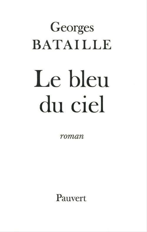 ebook cover of Le Bleu du ciel, by Georges Bataille