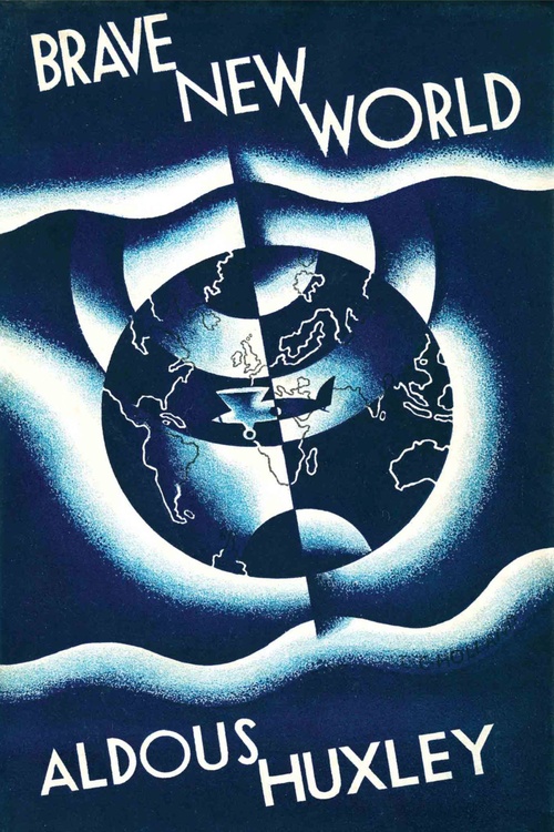 ebook cover of Brave New World, by Aldous Huxley