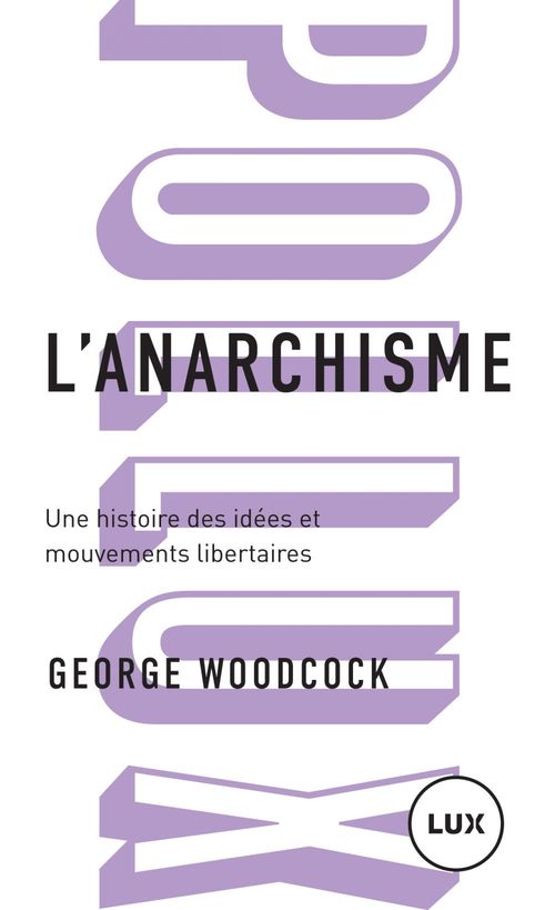 ebook cover of L'anarchisme, by George Woodcock