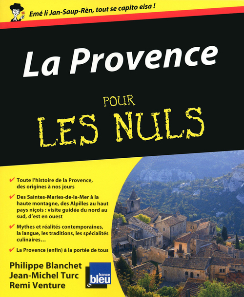 ebook cover of La provence pour les nuls, by Philippe Blanchet, Jean-Michel Turc, Rémi Venture