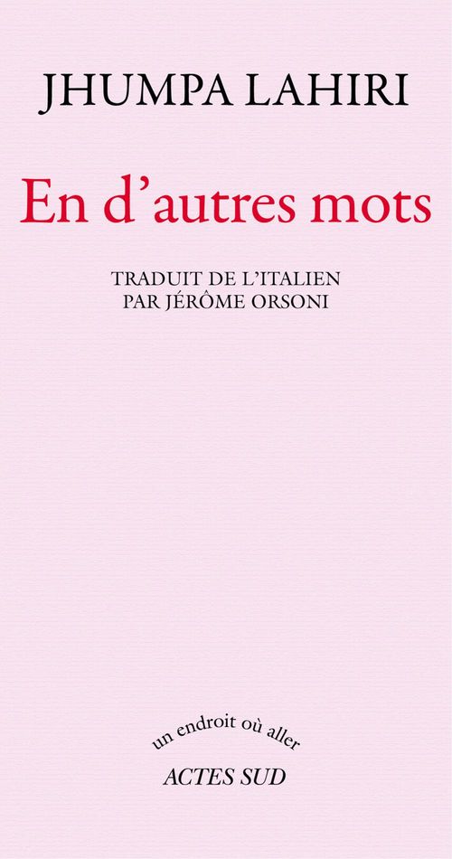 ebook cover of En d'autres mots, by Jhumpa Lahiri