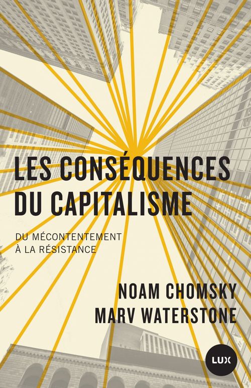 ebook cover of Les conséquences du capitalisme, by Noam Chomsky, Marv Waterstone
