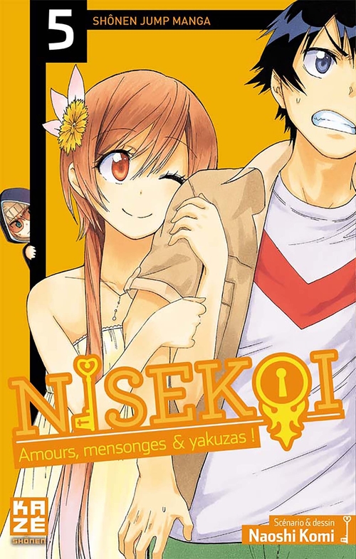 Couverture ebook de Nisekoi - Amours, mensonges et yakuzas ! T05, de Naoshi Komi