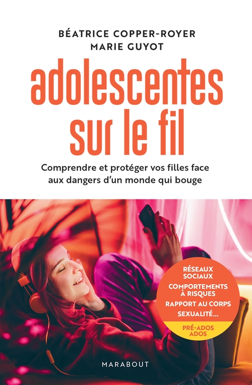 Couverture ebook de Adolescentes sur le fil, de Béatrice Copper-Royer, Marie Guyot