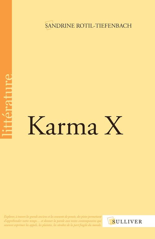 Couverture ebook de Karma X, de Sandrine Rotil-tiefenbach