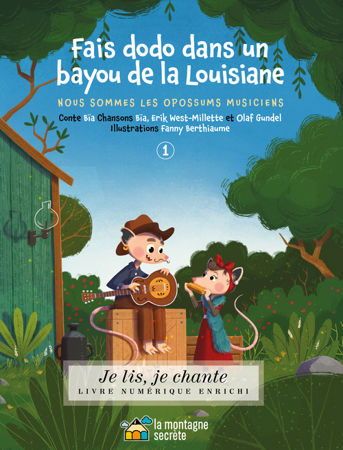 Couverture ebook de Fais dodo dans un bayou de la Louisiane ! (Contenu enrichi), de Bïa Krieger