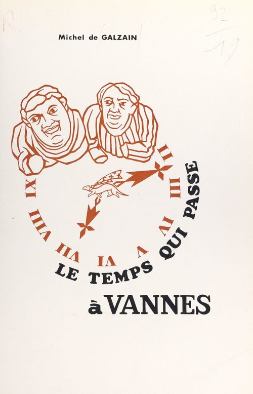 Couverture ebook de Le temps qui passe à Vannes, de Michel De Galzain