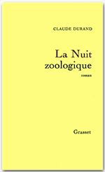 Couverture ebook de La nuit zoologique, de Claude Durand
