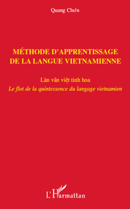 ebook cover of Méthode d'apprentissage de la langue vietnamienne, by Quang Chon