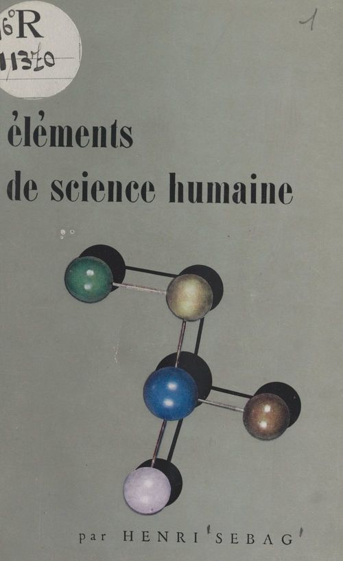 ebook cover of Éléments de science humaine, by Henri Sebag