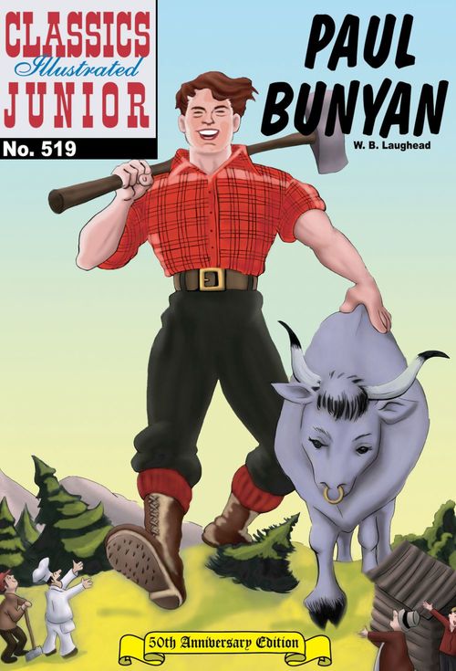 ebook cover of Paul Bunyan, by W. B. Laughead