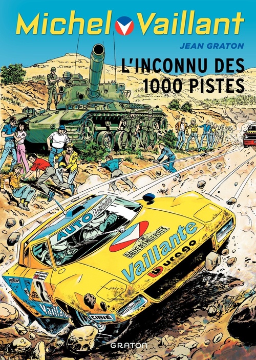 Couverture ebook de Michel Vaillant - Tome 37 - L'inconnu des 1000 pistes, de Jean Graton