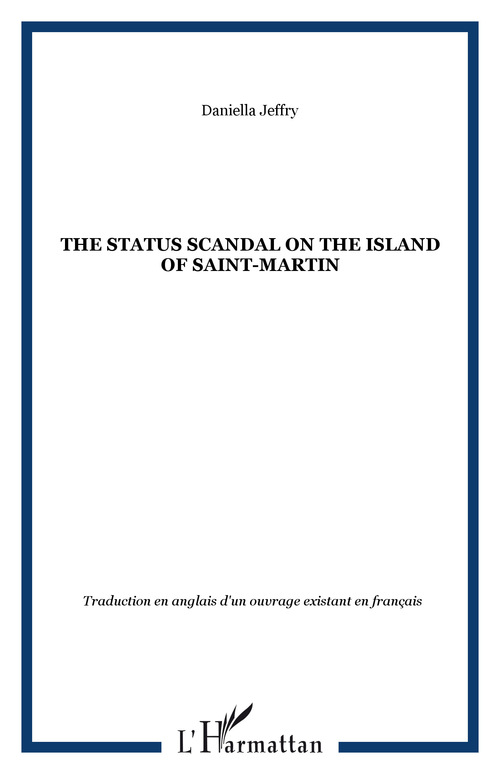 ebook cover of The status scandal on the island of Saint-Martin, by Daniella Jeffry