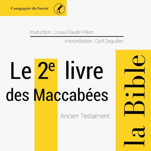 audiobook cover of Le 2e Livre des Maccabées, by Anonyme