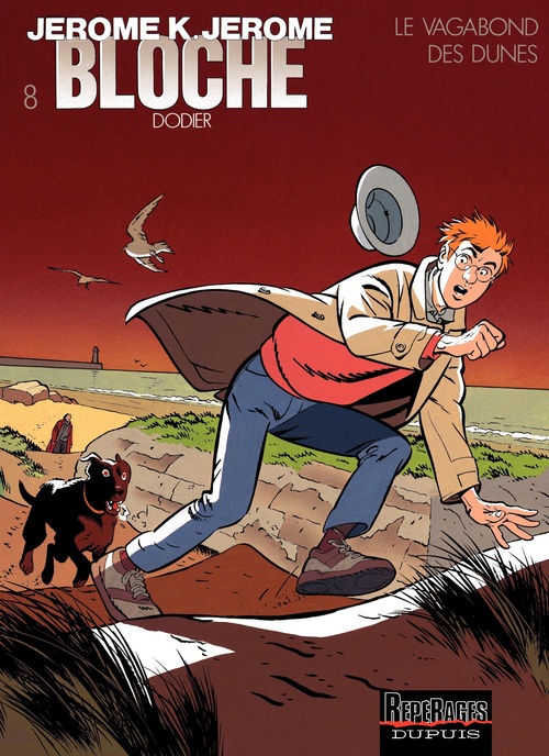 Couverture ebook de Jérôme K. Jérôme Bloche - Tome 8 - Le vagabond des dunes, de Alain Dodier