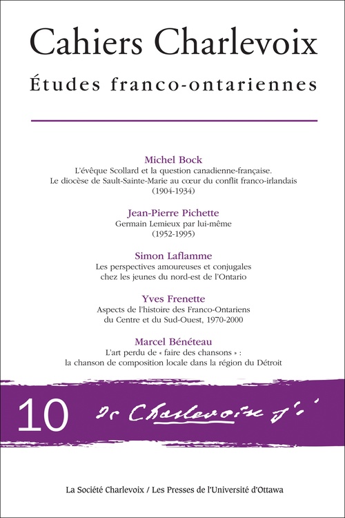 ebook cover of Cahiers Charlevoix 10, by Michel Bock