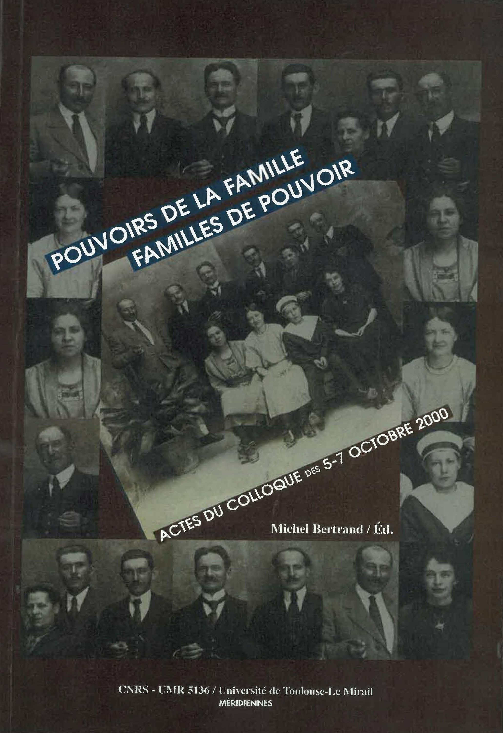 Couverture ebook de Pouvoirs des familles, familles de pouvoir, de