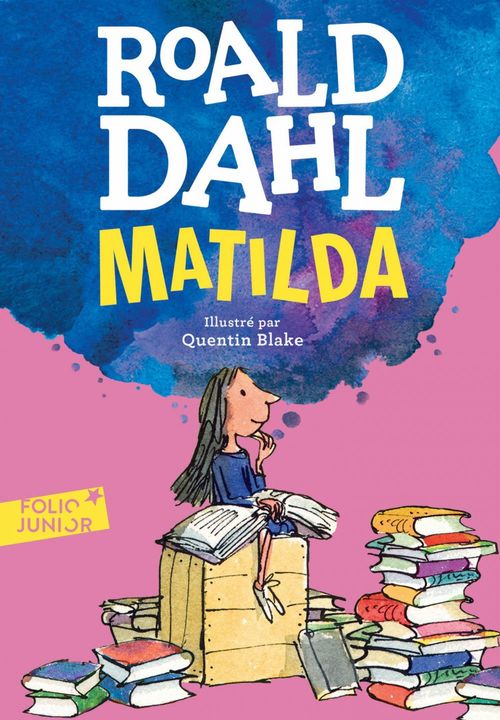 ebook cover of Matilda, by Roald Dahl