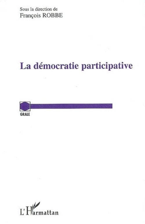 ebook cover of La démocratie participative, by François Robbe