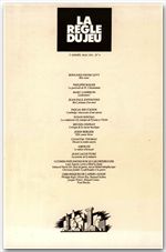 ebook cover of La règle du jeu n°04, by Revue La Regle Du Jeu