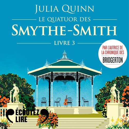 audiobook cover of Le Quatuor des Smythe-Smith (Tome 3) - Pluie de baisers, by Julia Quinn