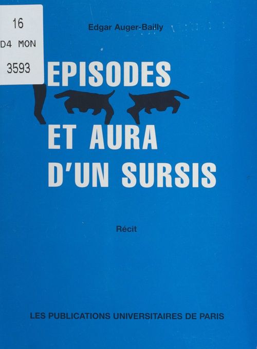 Couverture ebook de Épisodes et aura d'un sursis, de Edgar Auger-Bailly