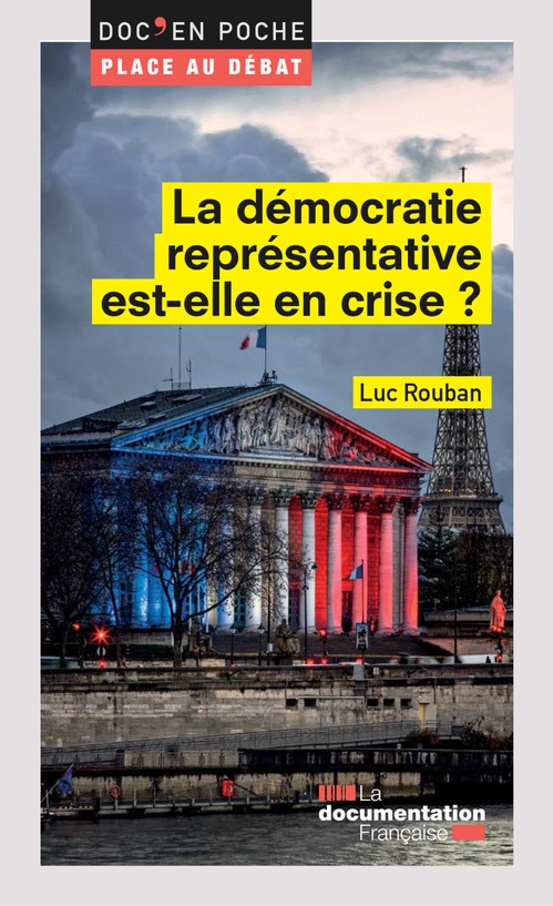 Couverture ebook de La démocratie représentative est-elle en crise ?, de La Documentation française, Luc Rouban
