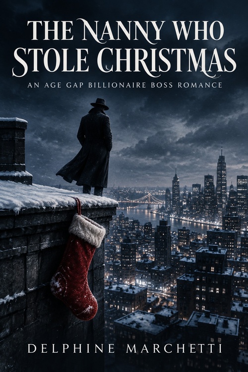 Couverture ebook de The Nanny Who Stole Christmas, de Delphine Marchetti