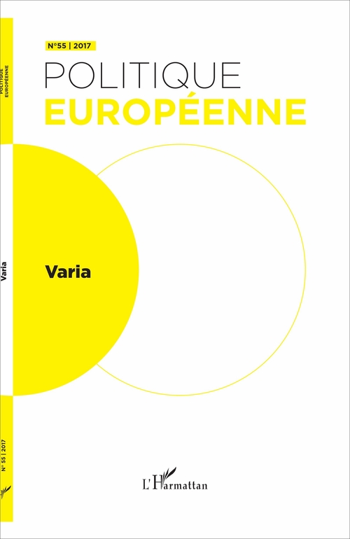 Couverture ebook de Varia, de Revue politique européenne