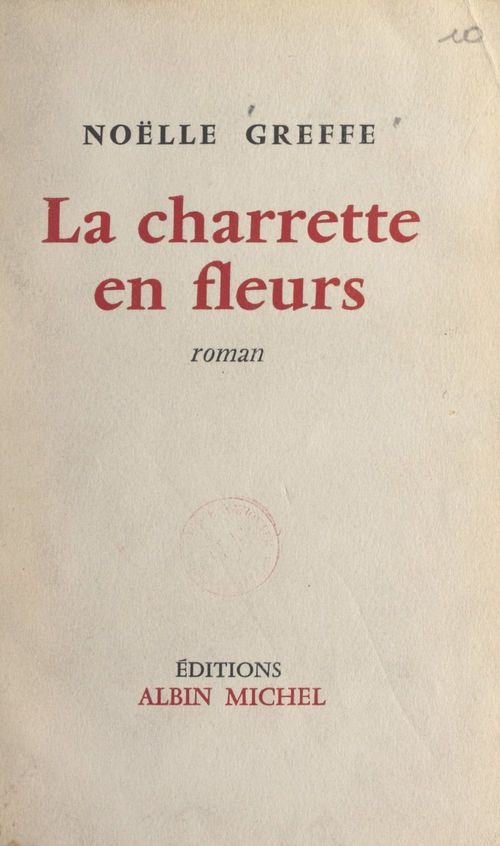 ebook cover of La charrette en fleurs, by Noelle Greffe