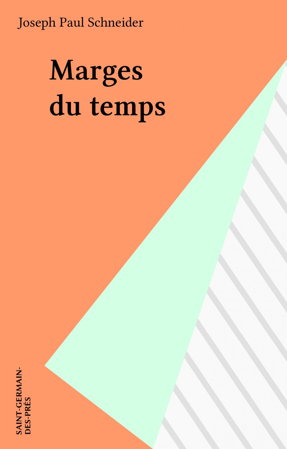 ebook cover of Marges du temps, by Joseph Paul Schneider