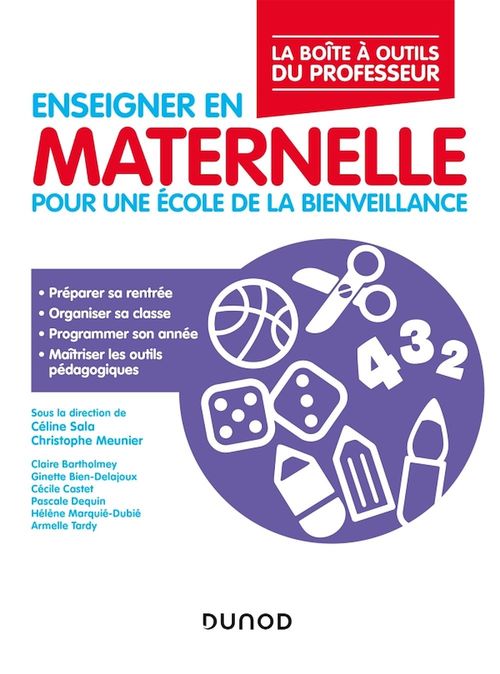Couverture ebook de Enseigner en maternelle, de Pascale Dequin, Christophe Meunier, Céline Sala