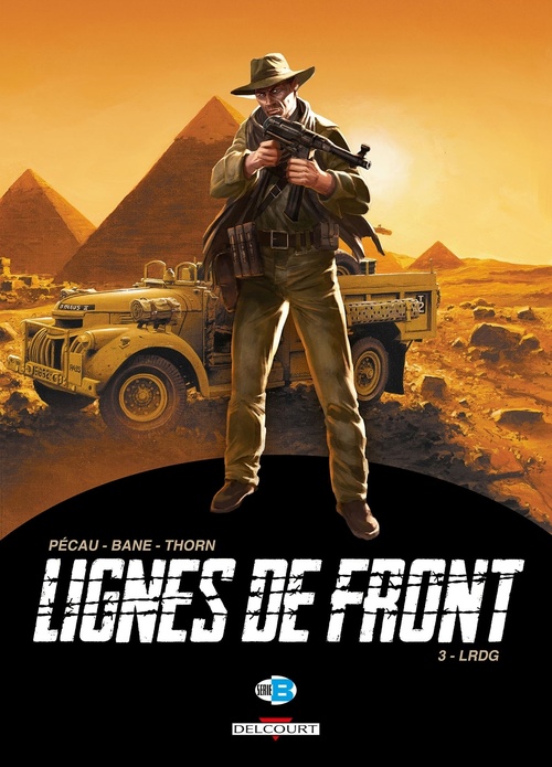 ebook cover of Lignes de Front T03 - LRDG, by Bane, Jean-Pierre Pécau