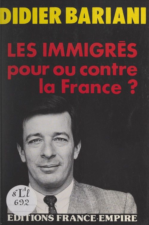 Couverture ebook de Les immigrés, de Didier Bariani