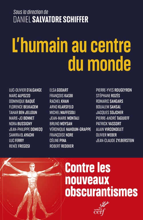 ebook cover of L'humain au centre du monde, by Daniel Salvatore Schiffer