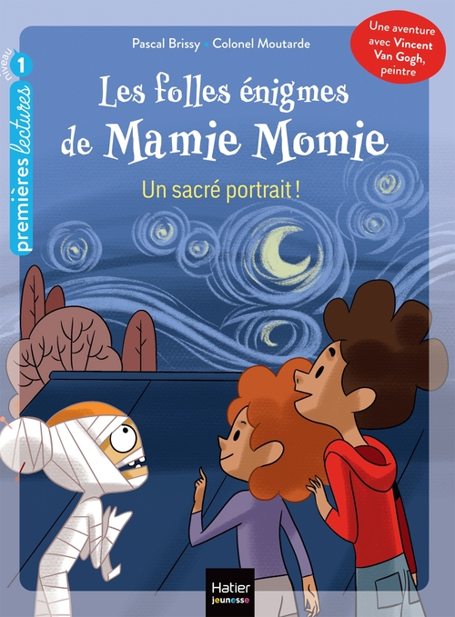 Couverture ebook de Les folles énigmes de Mamie Momie - Un sacré portrait ! - GS/CP 5/6 ans, de Pascal Brissy