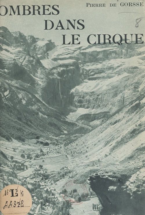 Couverture ebook de Ombres dans le cirque, de Pierre De Gorsse