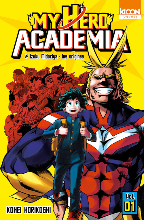 ebook cover of My Hero Academia T01, by Kohei Horikoshi