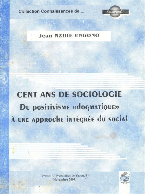 Couverture ebook de Sociologue et Anthropologue, de Jean Nzhie engono