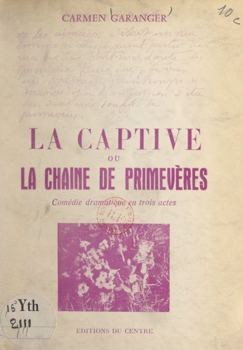 Couverture ebook de La captive, de Carmen Garanger