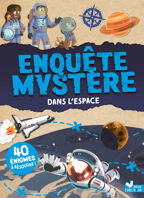 Couverture ebook de Enquête mystère - Dans l'espace, de Concepteo