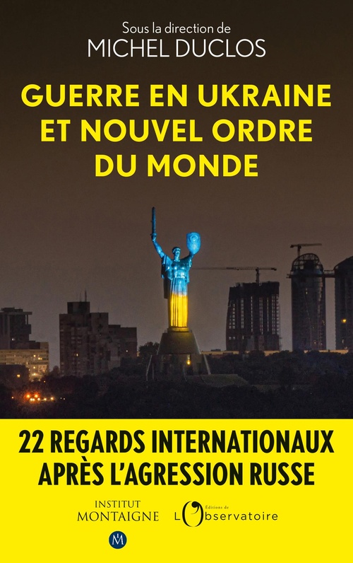 Couverture ebook de Guerre en Ukraine et nouvel ordre du monde, de Michel Duclos