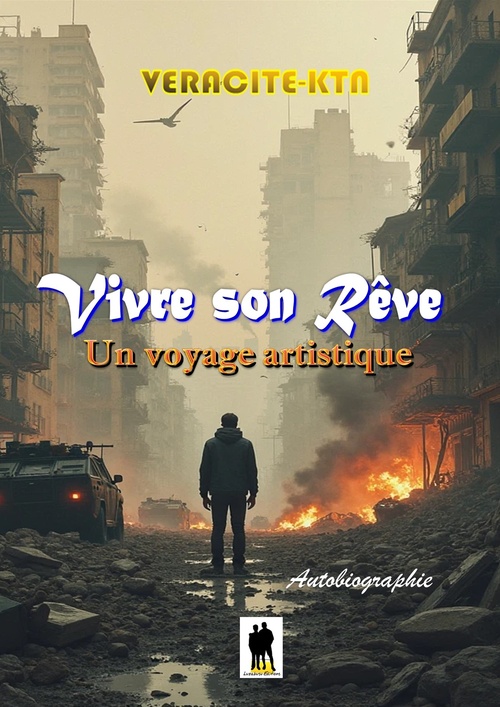 Couverture ebook de Vivre son rêve, un voyage artistique, de Veracite-Ktn