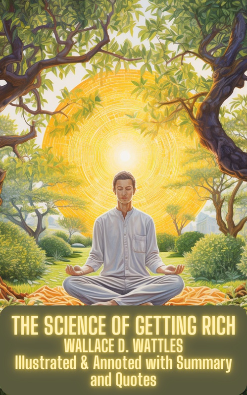 Couverture ebook de The Science of Getting Rich, Illustrated & Annotated with Summary and Quotes, de Wallace D. Wattles