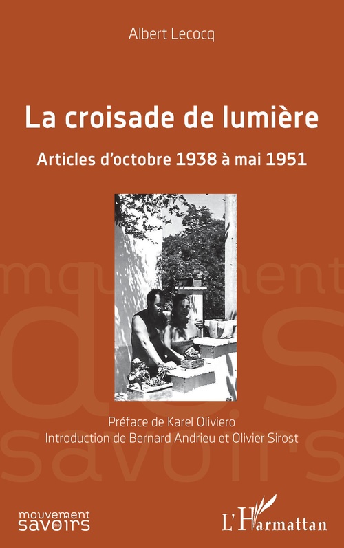 ebook cover of La croisade de lumière, by Albert Lecocq