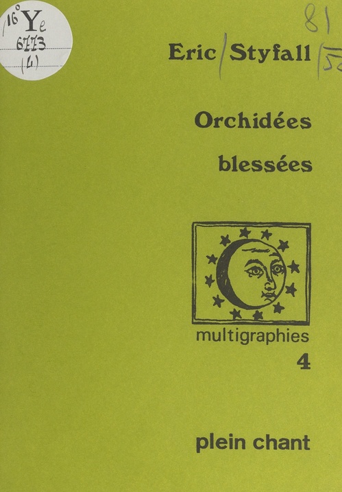 ebook cover of Orchidées blessées, by Eric Styfall