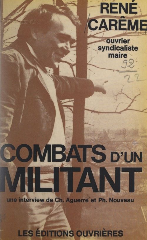 ebook cover of Combats d'un militant, by Rene Careme
