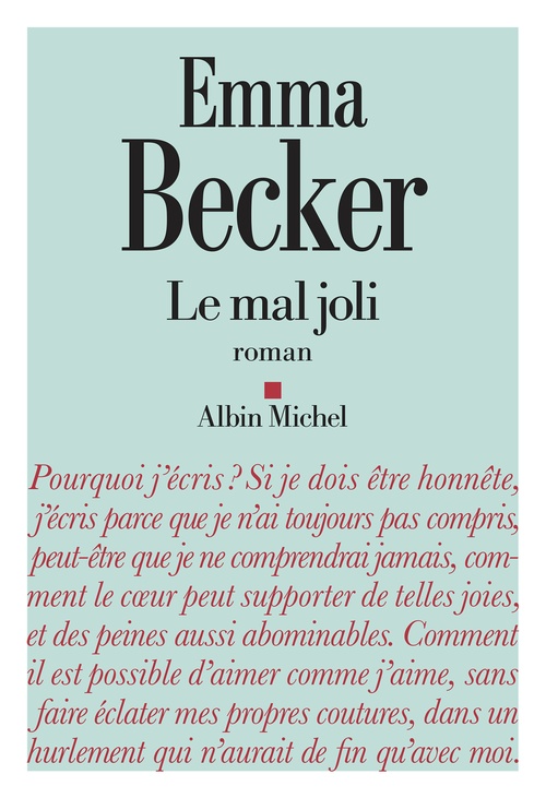 ebook cover of Le Mal joli, by Emma Becker