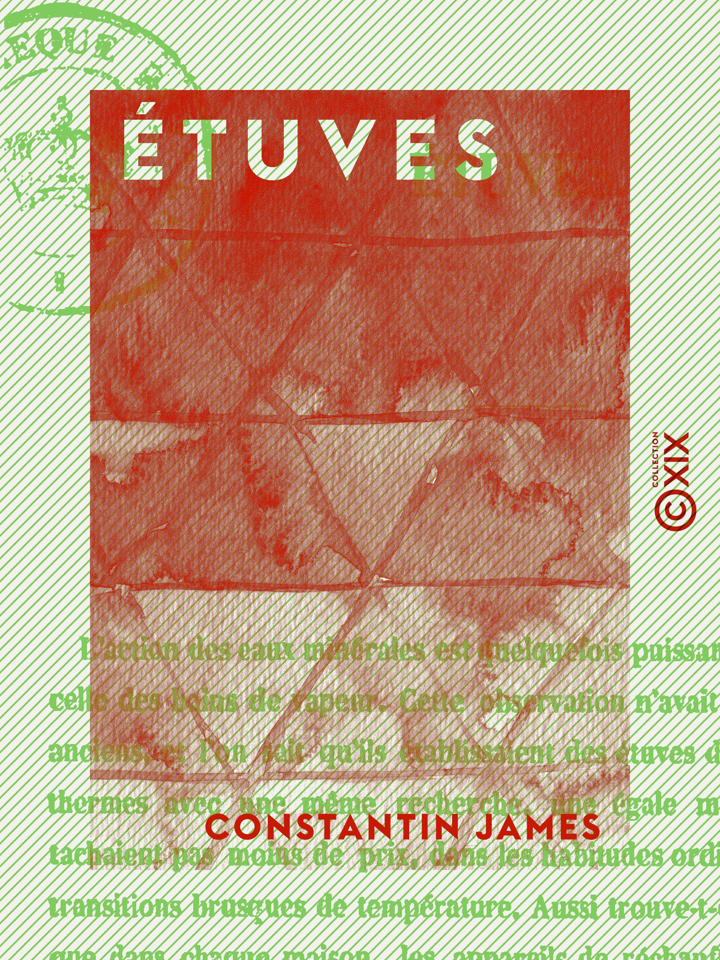 ebook cover of Étuves, by Constantin James