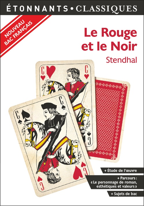 Couverture ebook de Le rouge et le noir, de Stendhal